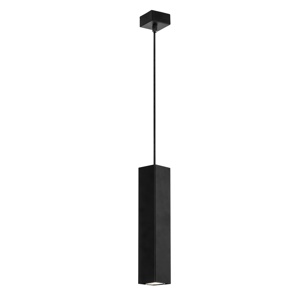 Suspension Fluke avec structure métallique carrée (1xGU10)