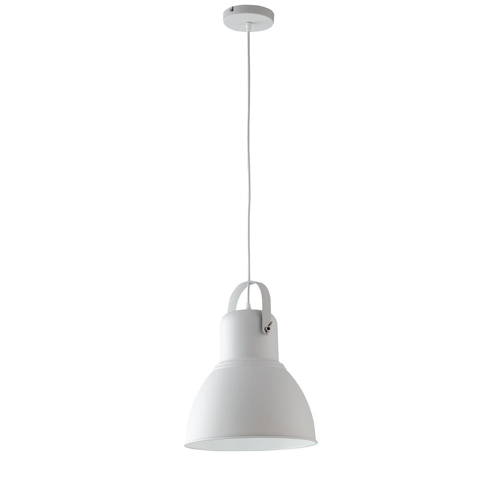 Sospensione LEGEND in metallo con finiture nichel o rame 32 cm.