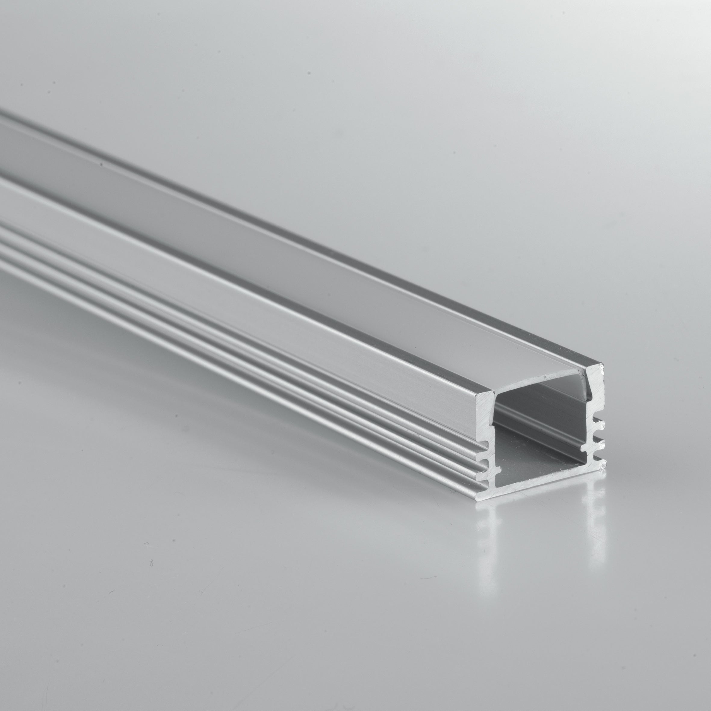 Profilo ROMA argento in alluminio 1m