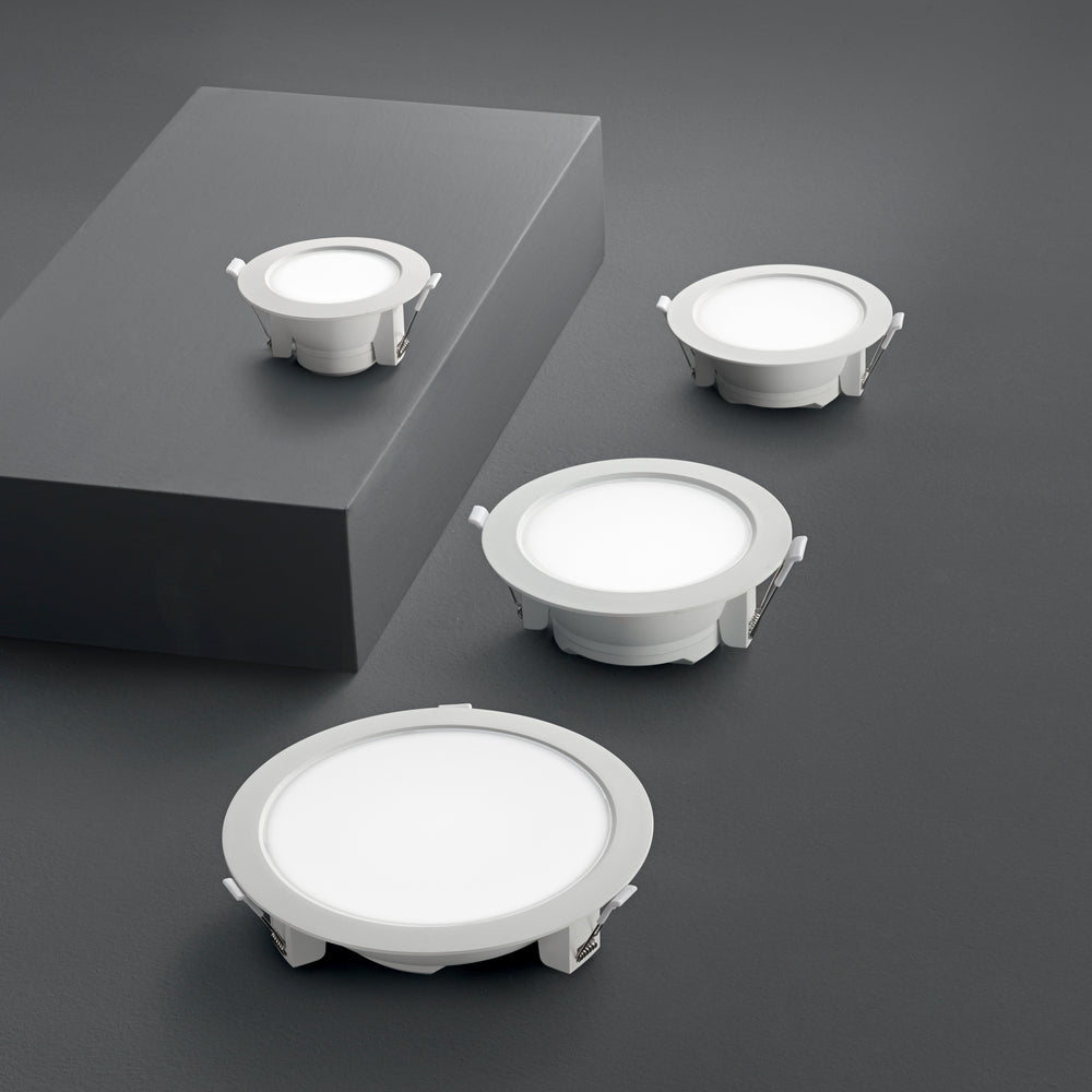 Incasso LED HORUS bianco opaco