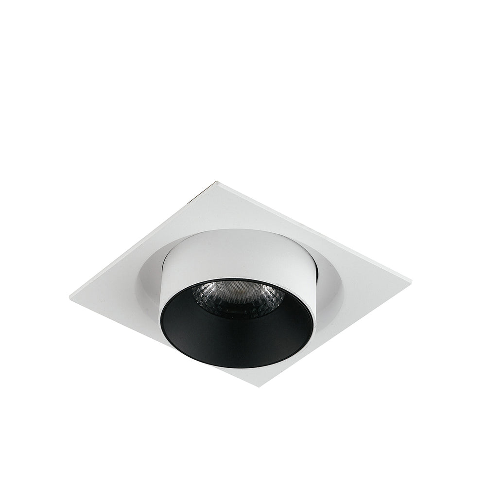 Incasso LED OUTSIDER con luce spot e testa estraibile ed orientabile 15W