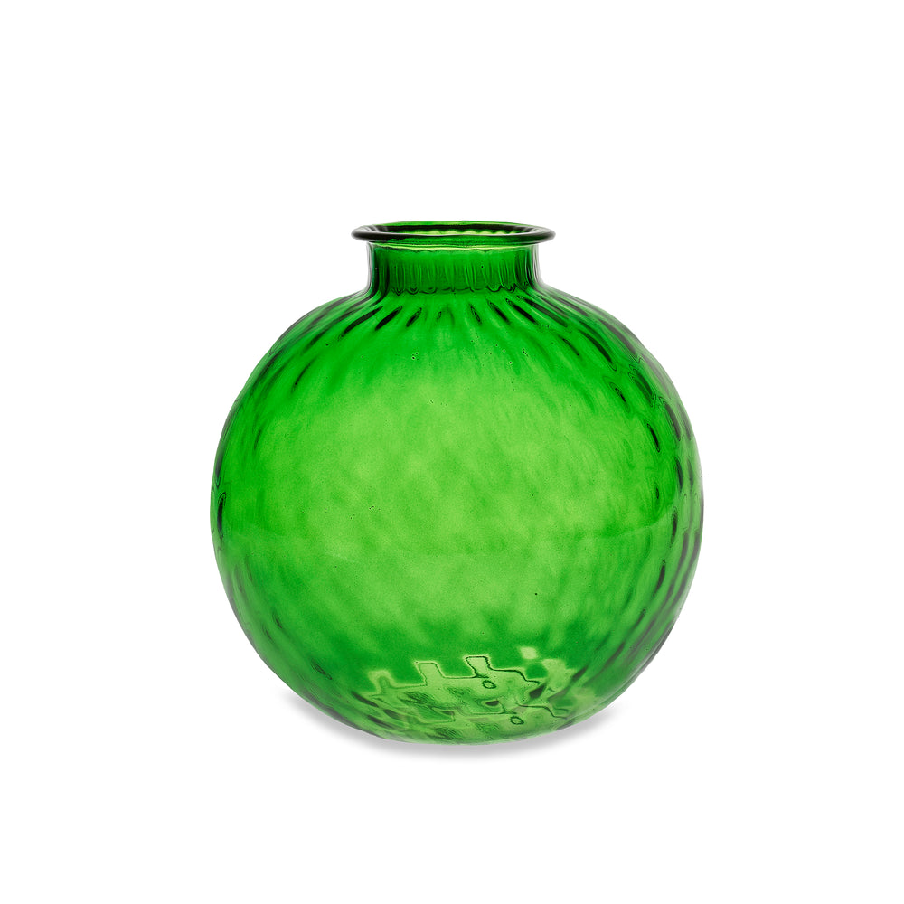 Vaso artigianale SFERA BEVANDA in vetro di Murano 20 cm.