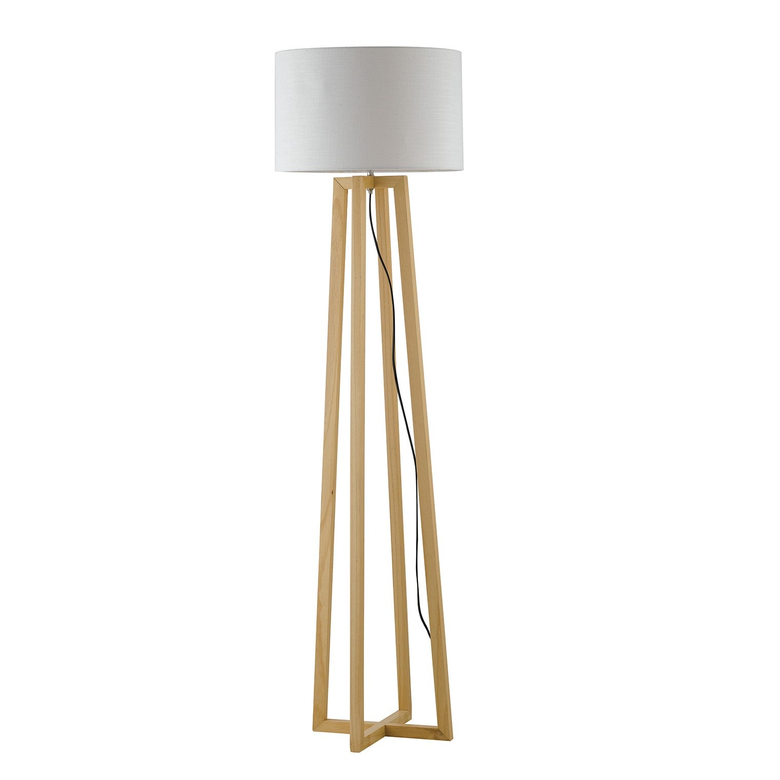 LAMPADA DA TERRA MODERNA, PARALUME TREPPIEDE, LEGNO LAMPADA DA TERRA MODERNA, PARALUME TREPPIEDE, LEGNO
