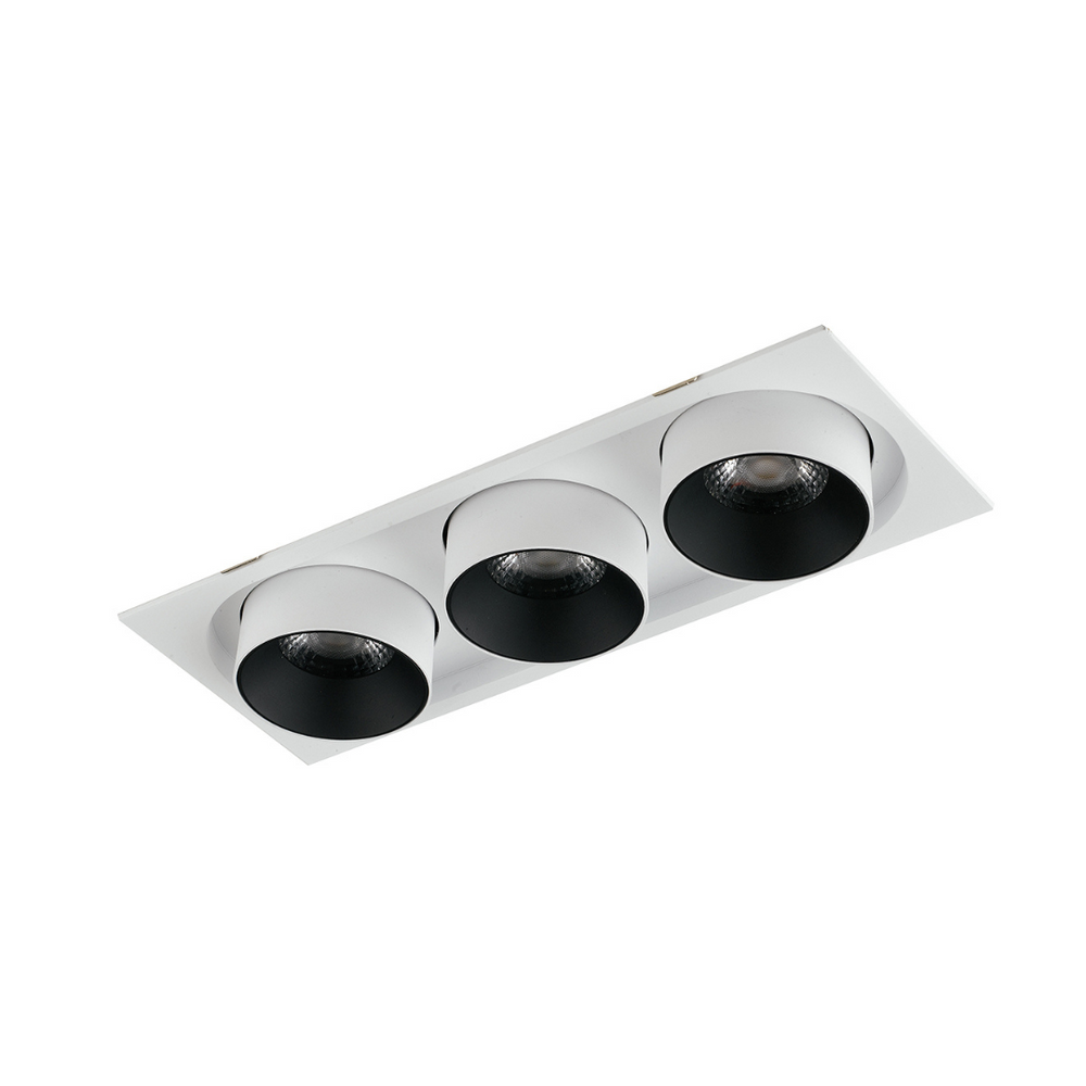 Incasso LED OUTSIDER con luce spot e testa estraibile ed orientabile 15W