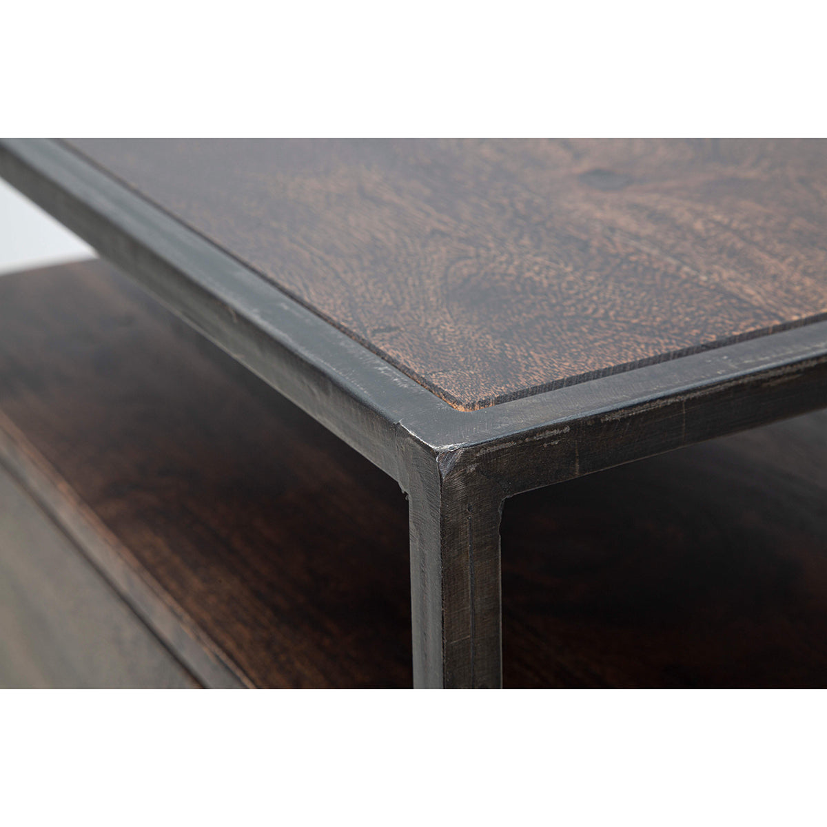 Table de chevet rectangulaire en bois avec porte BAIO