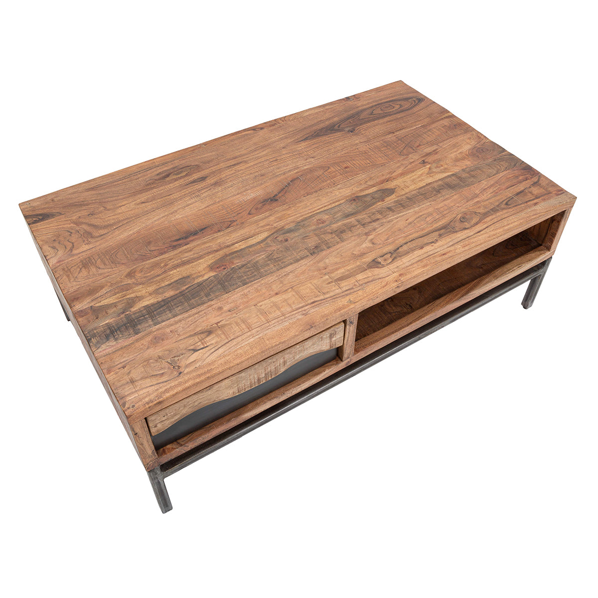 Tavolino da caffè rettangolare DREWNO in legno