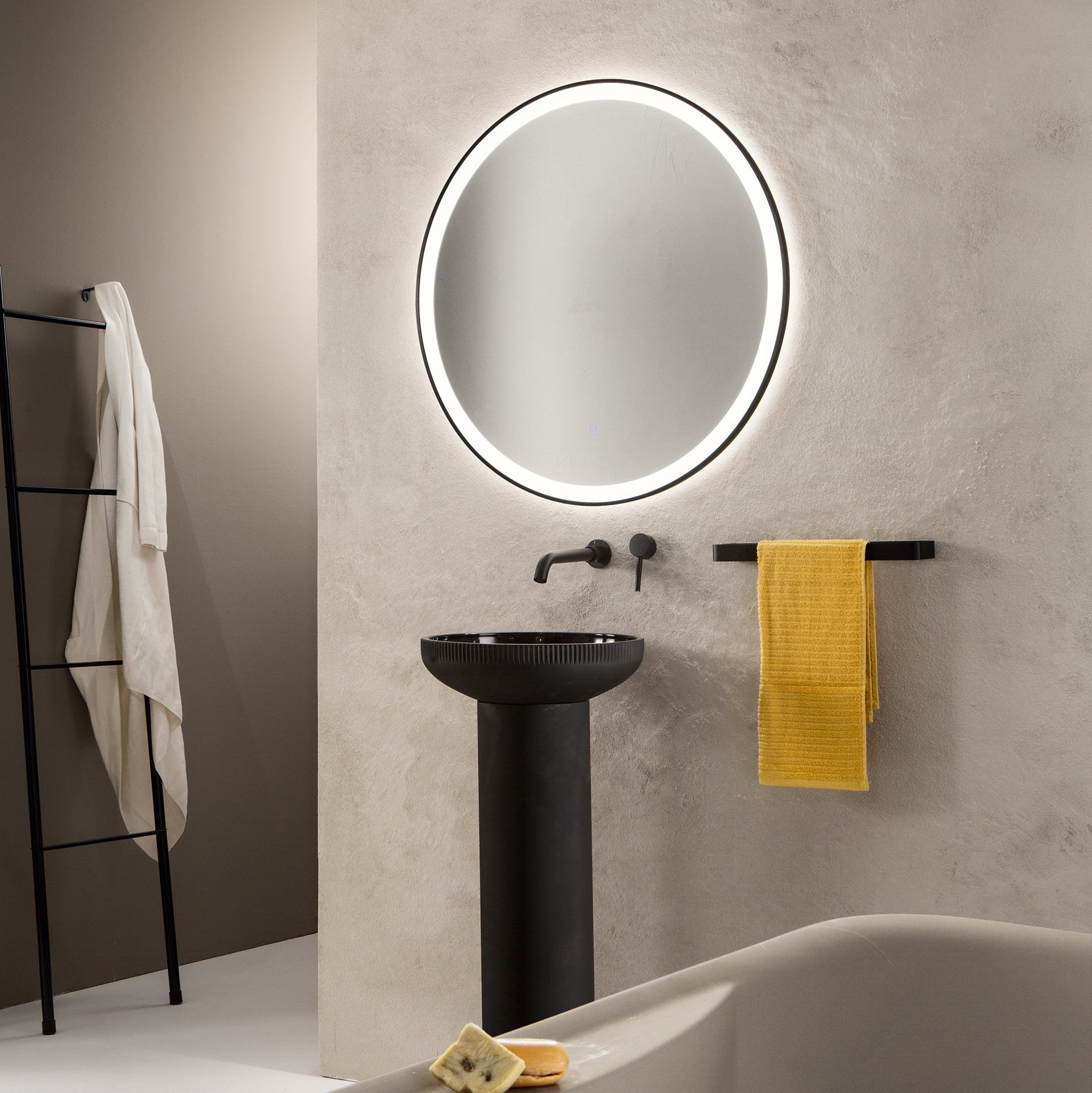 Specchio Oronero foto in bagno