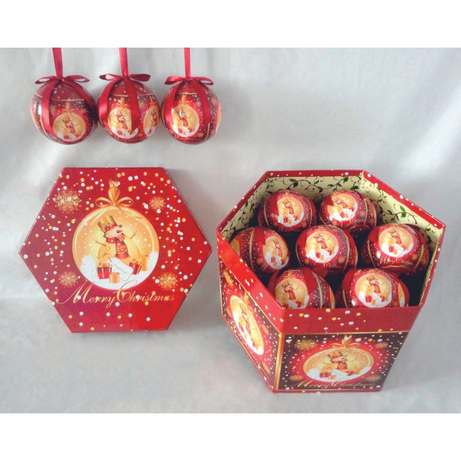 Set of 14 vintage Christmas balls