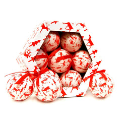 Set 7 sfere natalizie con stampe decorative assortite - FT-FeelThe