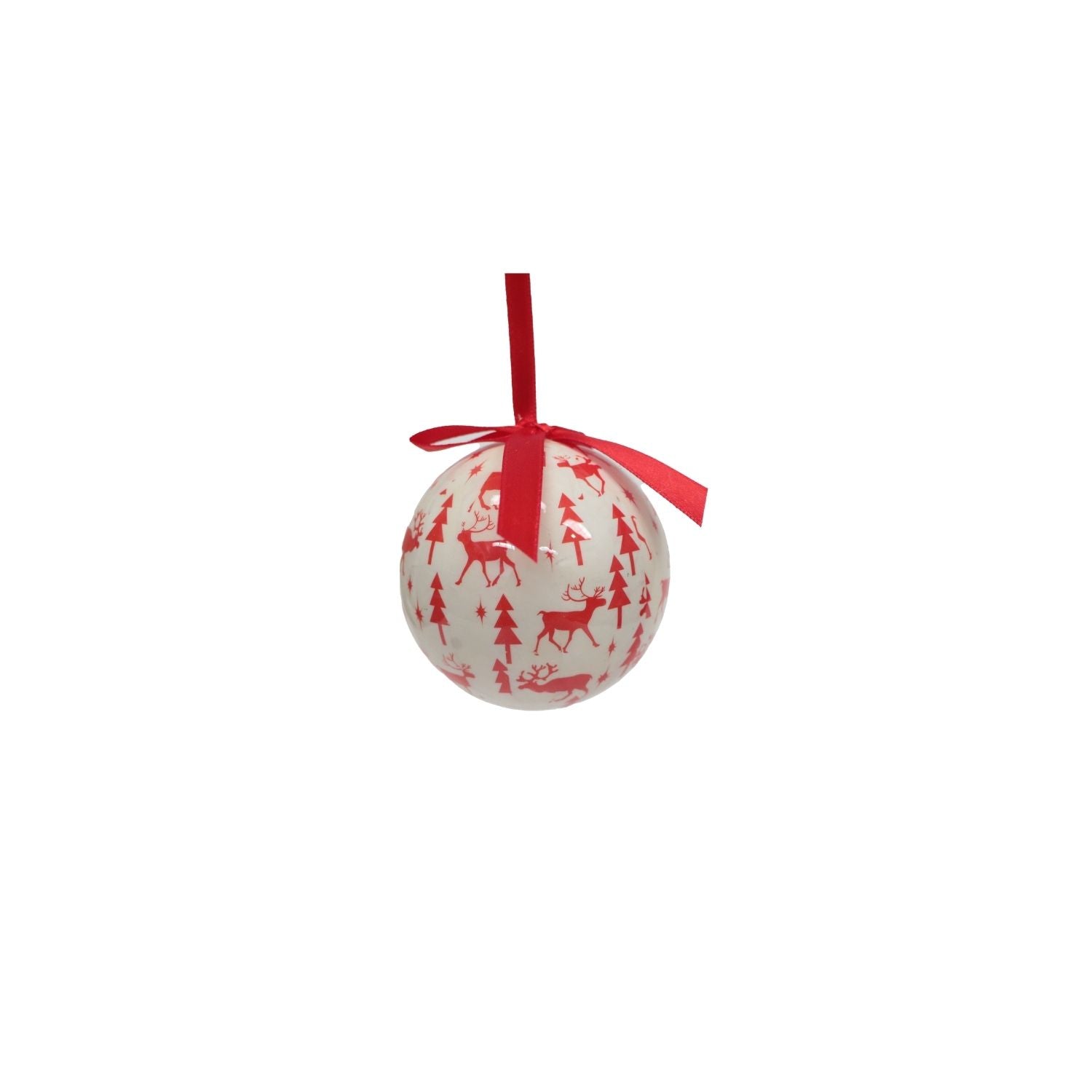 Set 7 sfere natalizie con stampe decorative assortite - FT-FeelThe