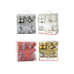 Confezione 31 pz. pendenti natalizi colori assortiti - FT-FeelThe