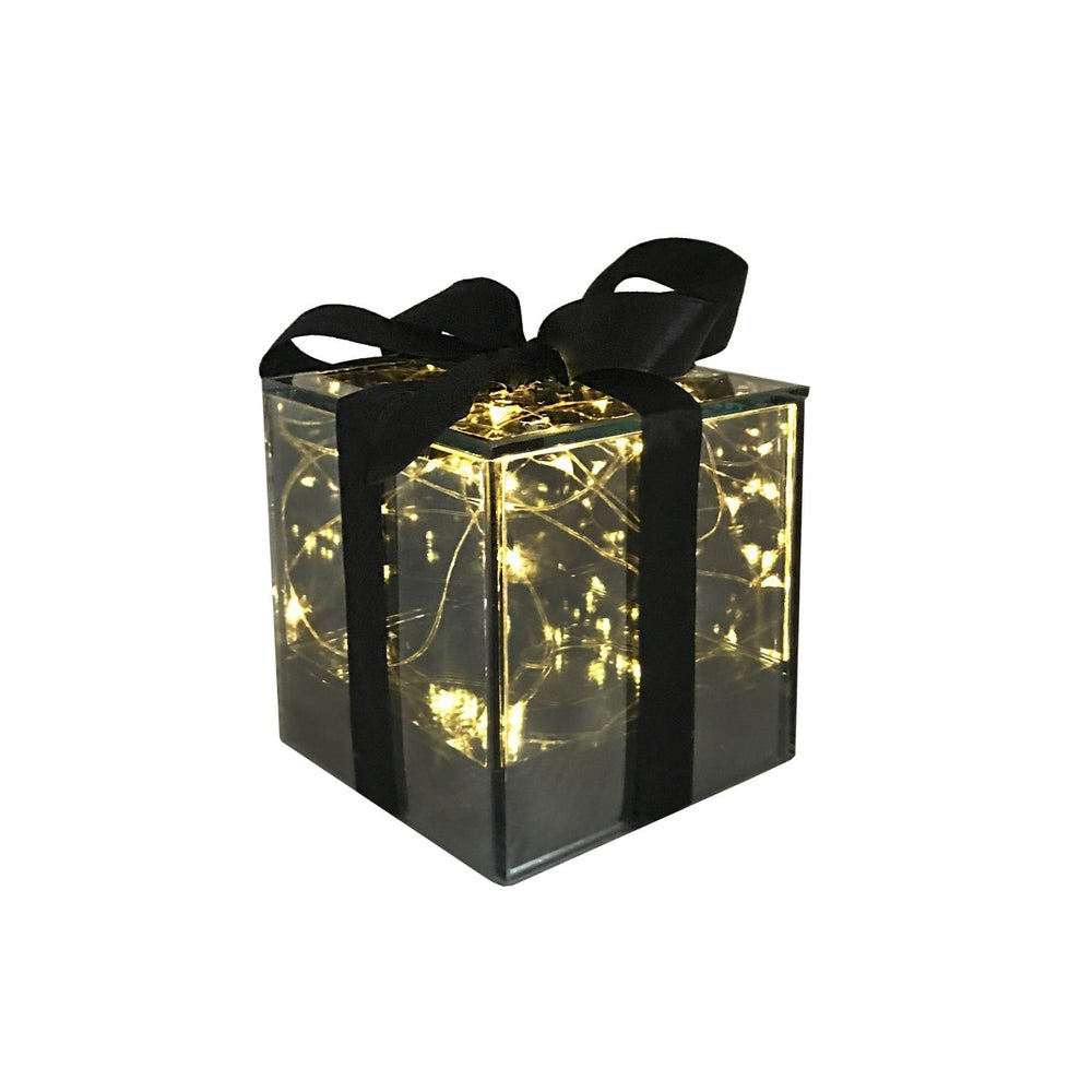 Pacco regalo decorativo con luci LED
