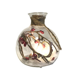 Bottiglietta con luci LED decorativa fantasie assortite - FT-FeelThe