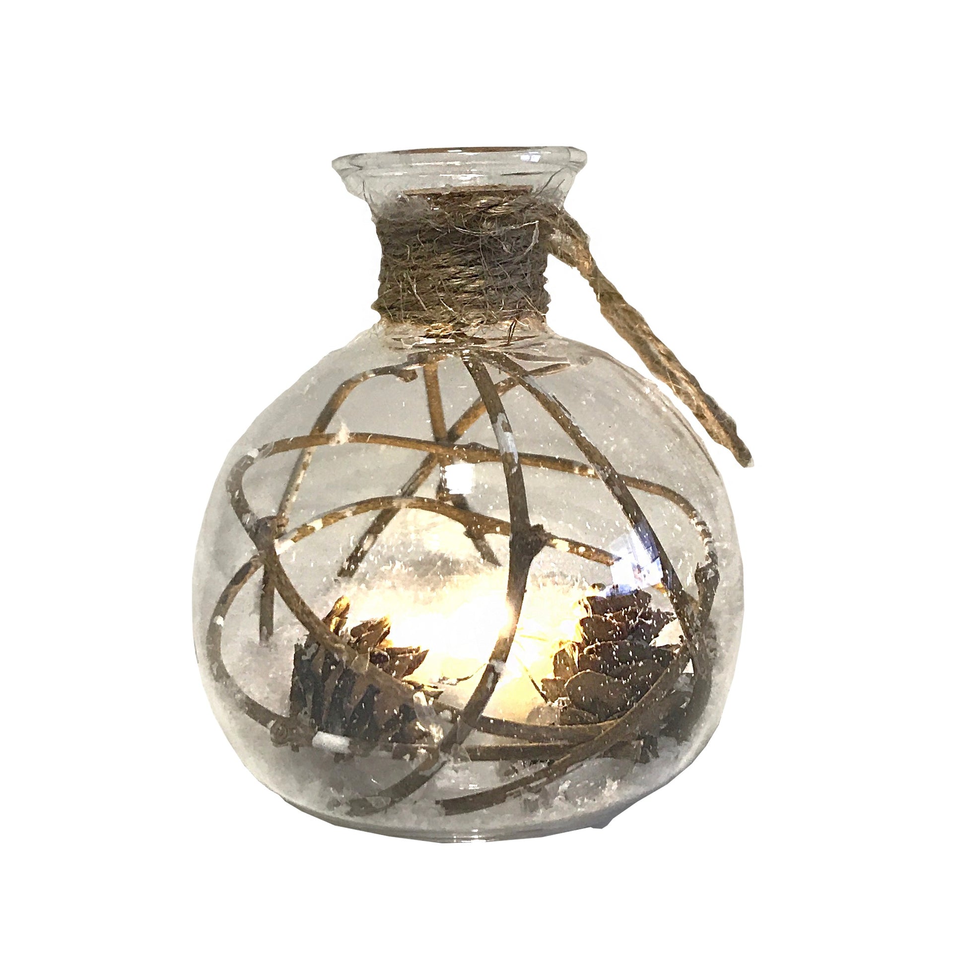 Bottiglietta con luci LED decorativa fantasie assortite - FT-FeelThe