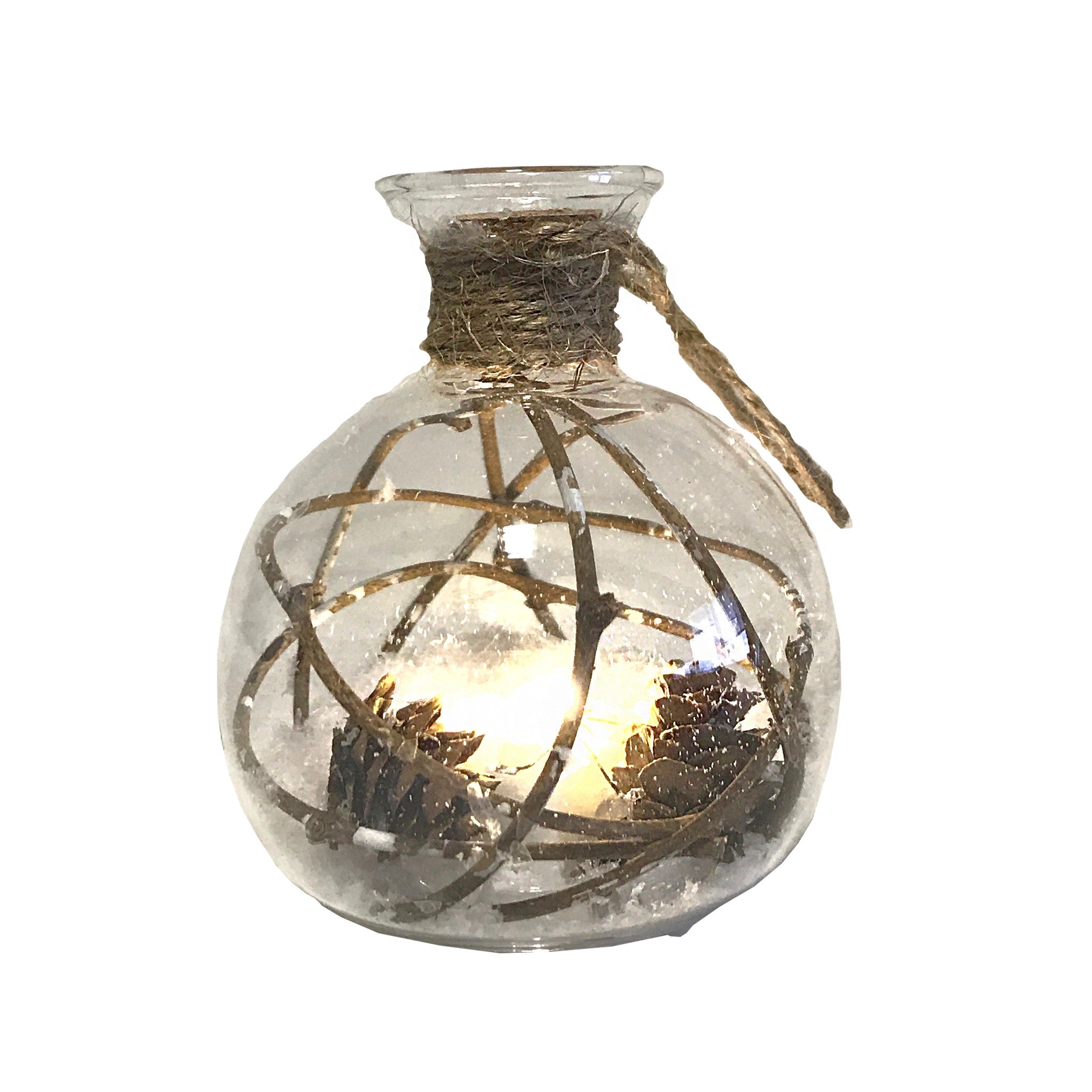 Bottiglietta con luci LED decorativa fantasie assortite - FT-FeelThe