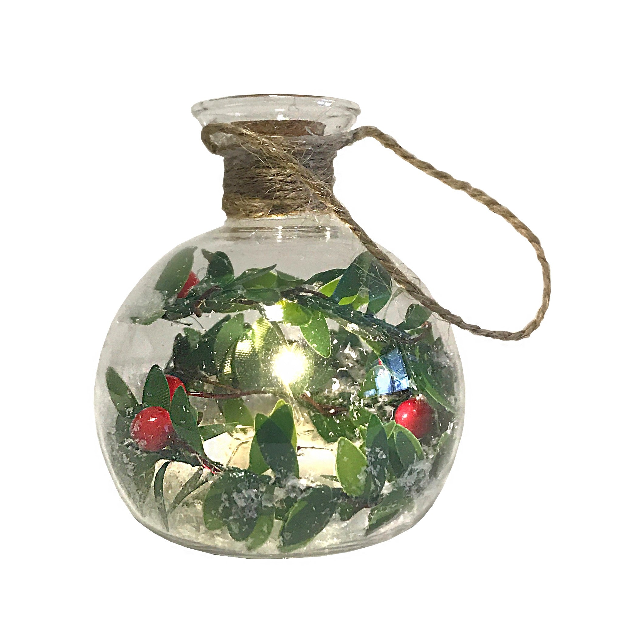 Bottiglietta con luci LED decorativa fantasie assortite - FT-FeelThe