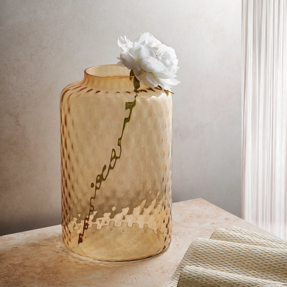 Vaso artigianale BOTTIGLIA in vetro di Murano 33 cm.