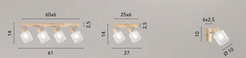 Spot TWINSET con base in legno naturale | FT Feel The