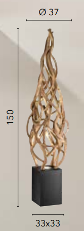 Piantana EPIGEA in legno artigianale | FT Feel The