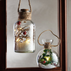 Bottiglietta con luci LED decorativa fantasie assortite - FT-FeelThe