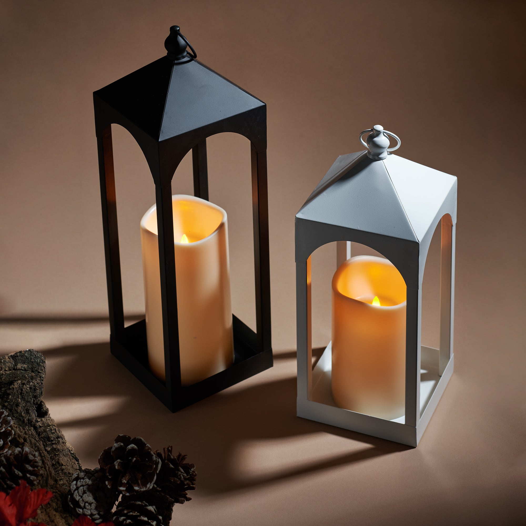 Vienna Lantern with LED Candle