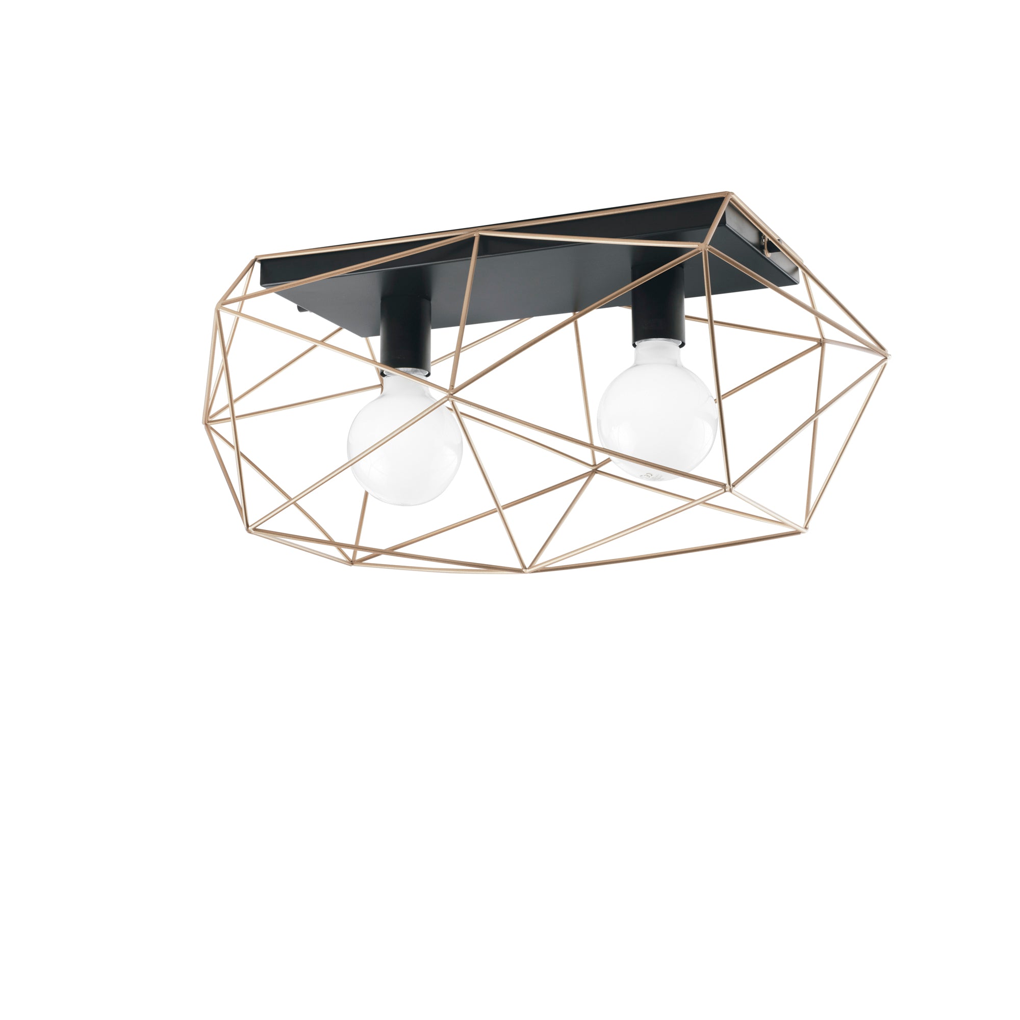 Plafoniera ABRAXAS in metallo dal design geometrico - FT-FeelThe