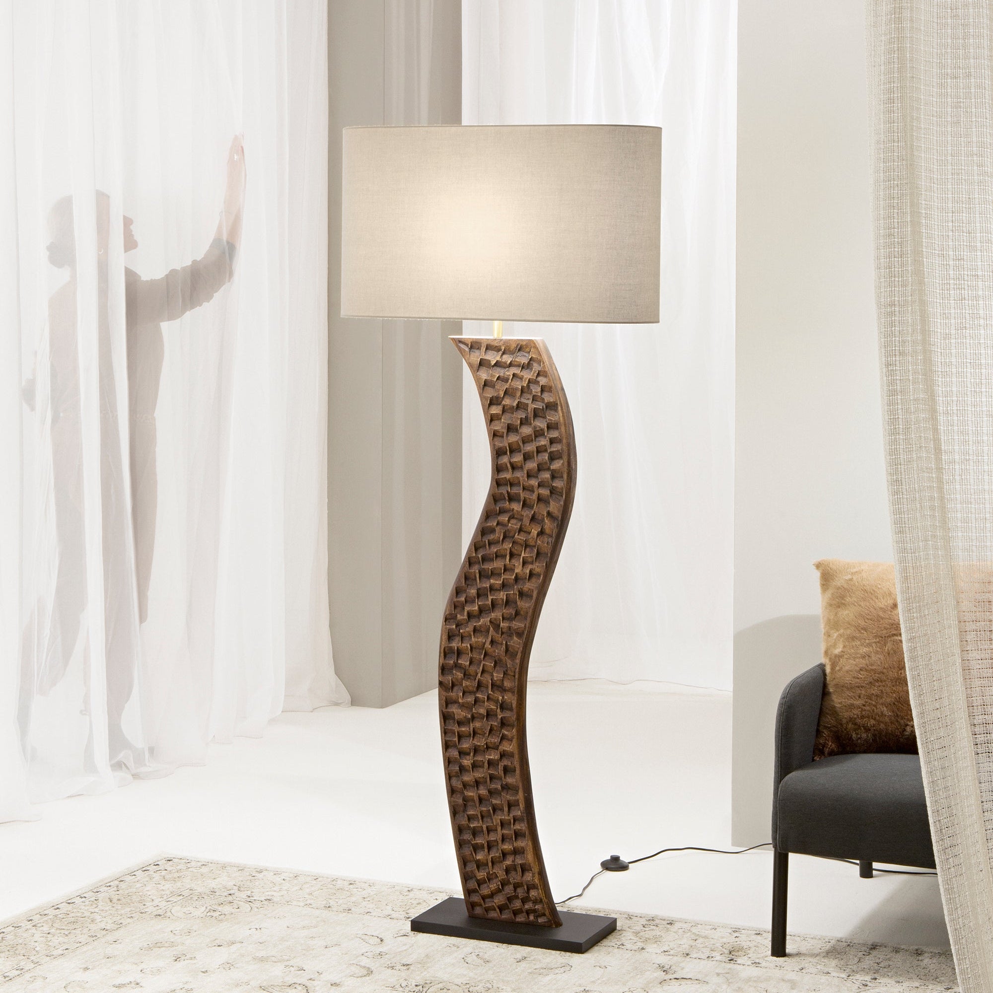 Piantana Acacia in legno | FT Feel The