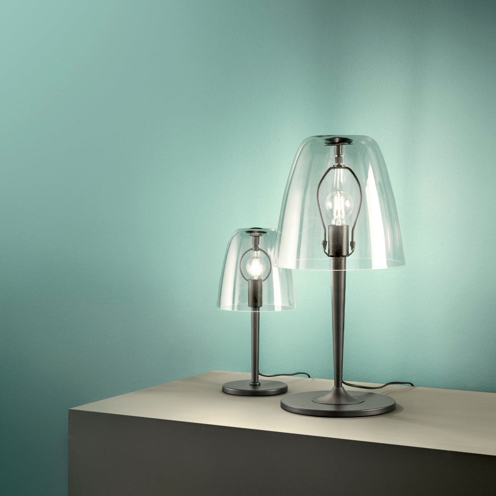 Lampada da tavolo ARES in vetro soffiato 56 cm
