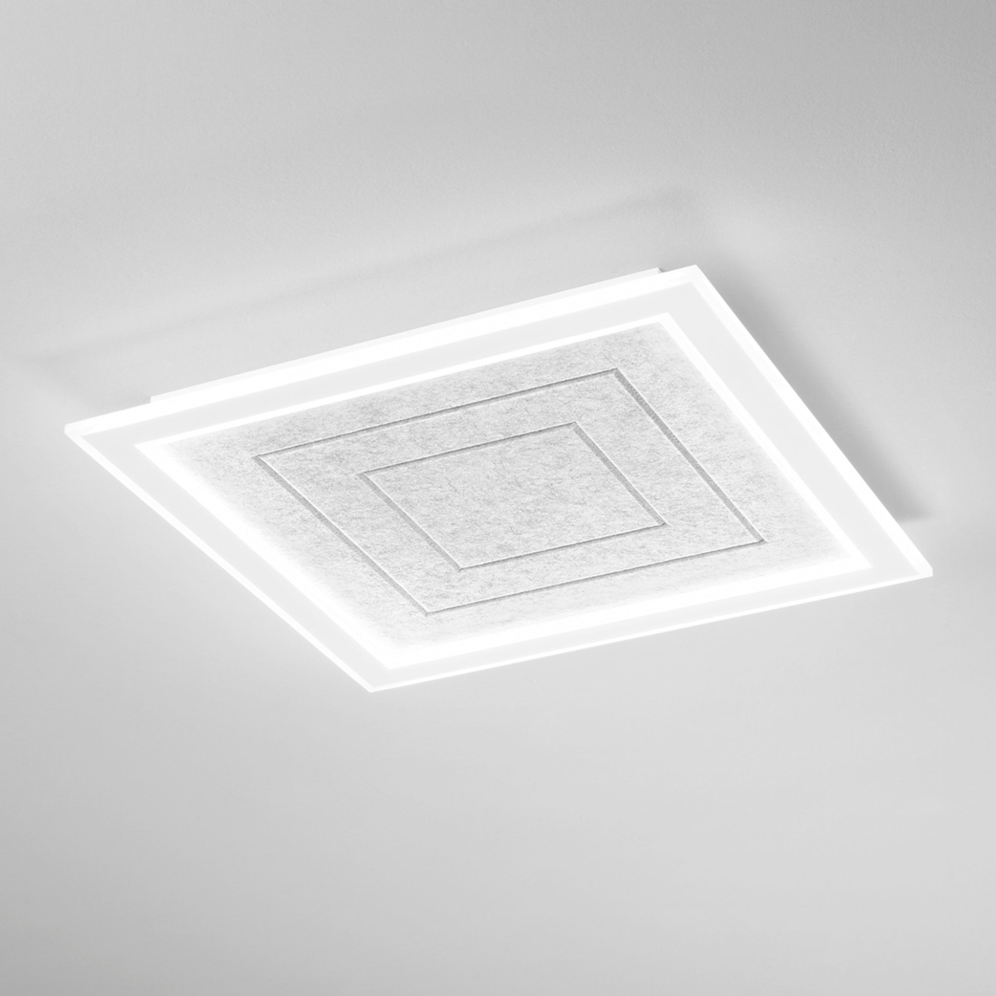 Pannello LED Aux quadrato grigio - immagine tecnica