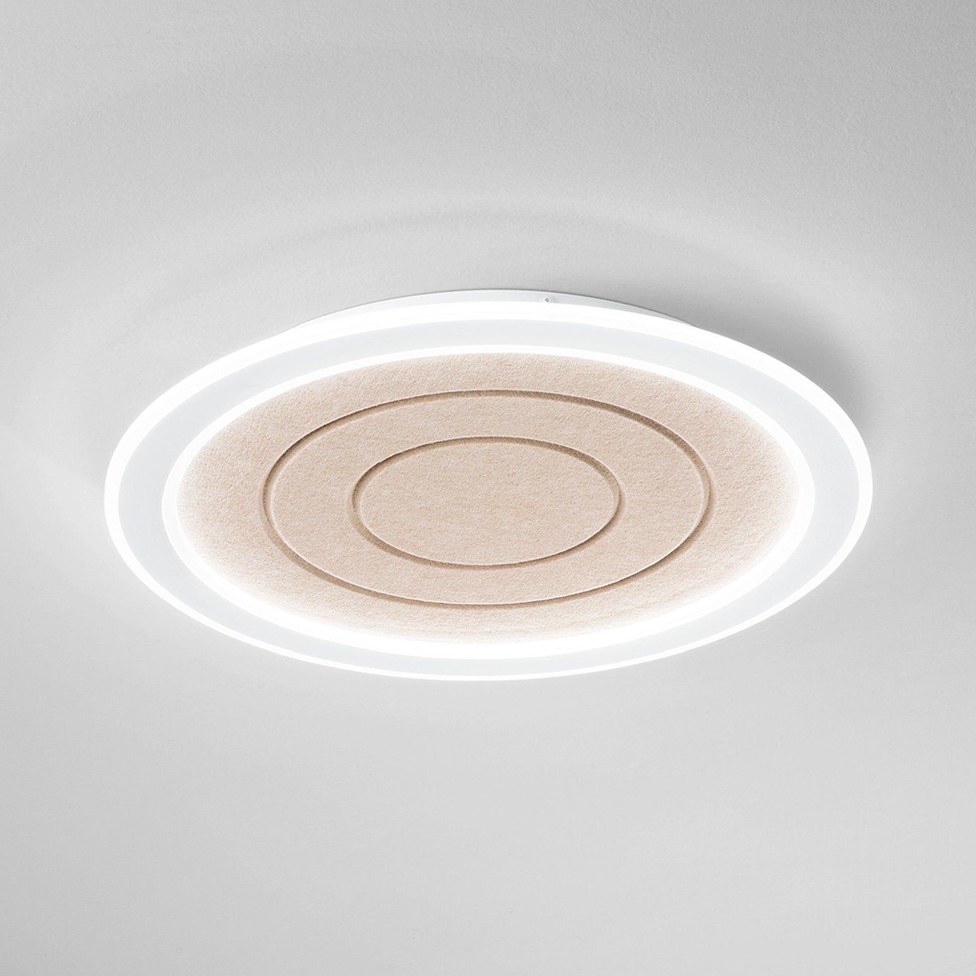 Pannello LED Aux rotondo beige - immagine tecnica