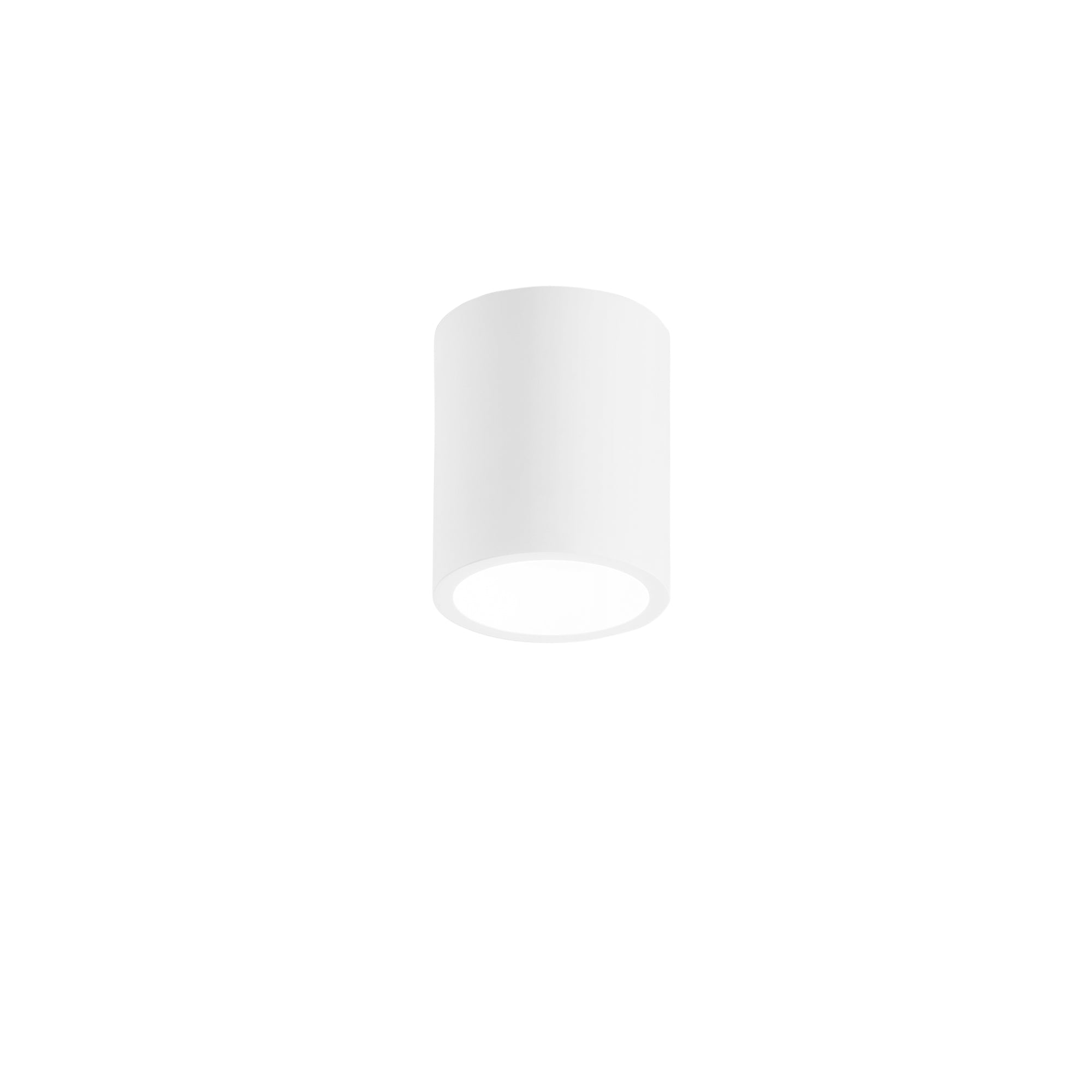Plafoniera BANJIE cilindrica in gesso verniciabile - FT-FeelThe