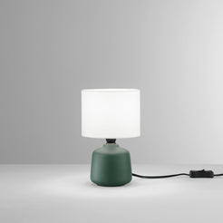 Lampada da tavolo Burano verde - foto tecnica