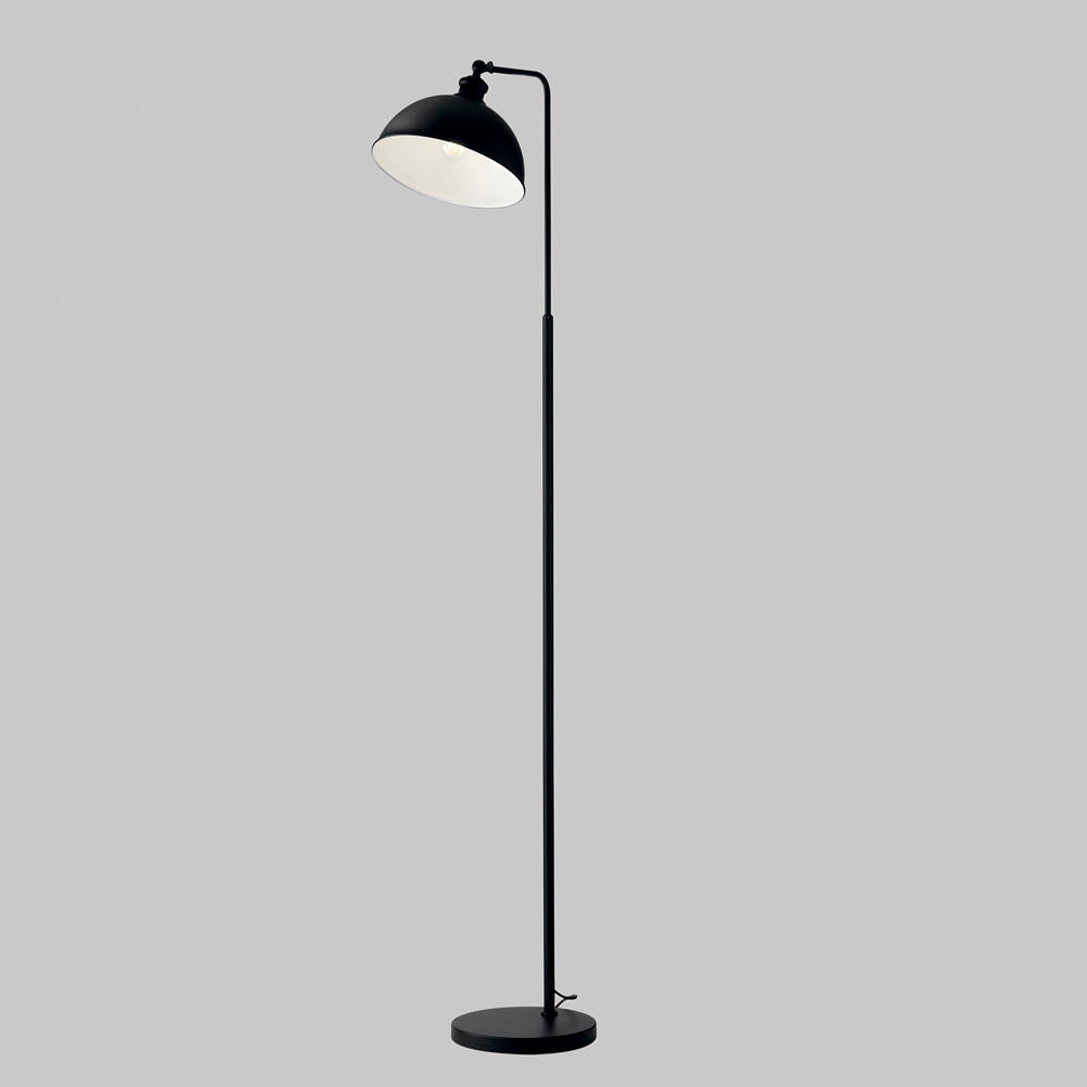 Piantana CHARLESTON in metallo nero
