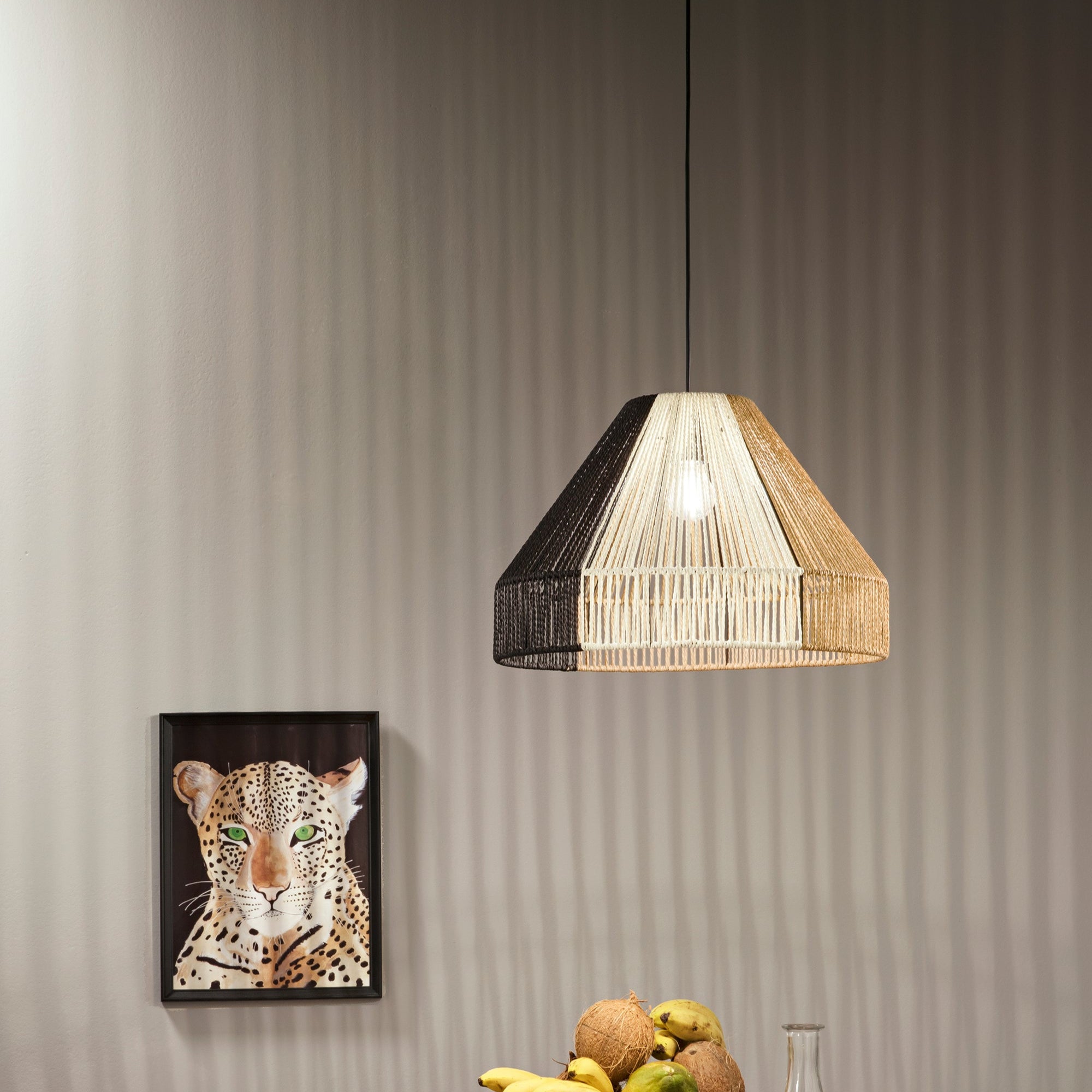 Sospensione Coconut in carta naturale | FT Feel The