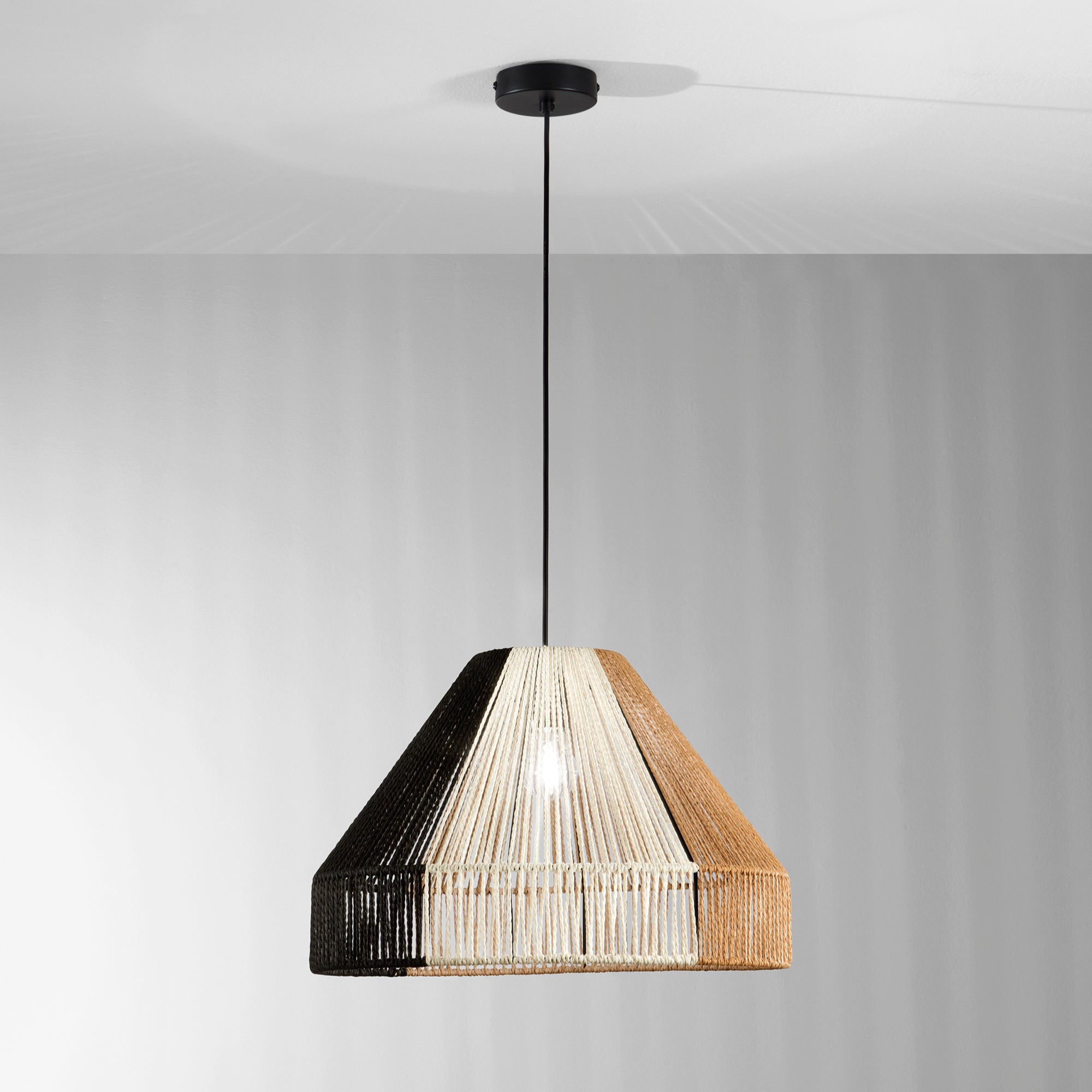 Sospensione Coconut in carta naturale | FT Feel The