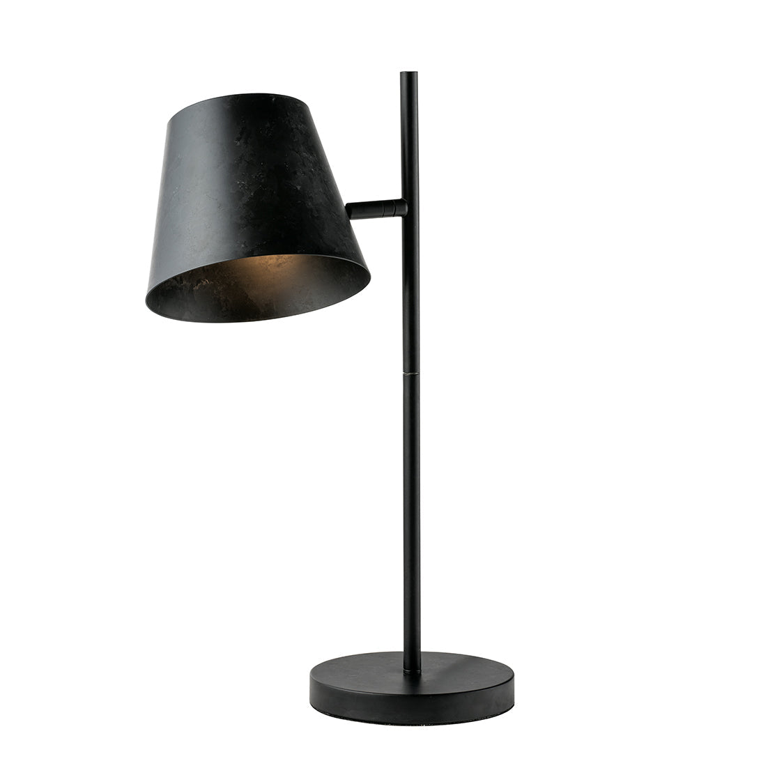 Lampe de table COLT en métal brut gris ou rouille