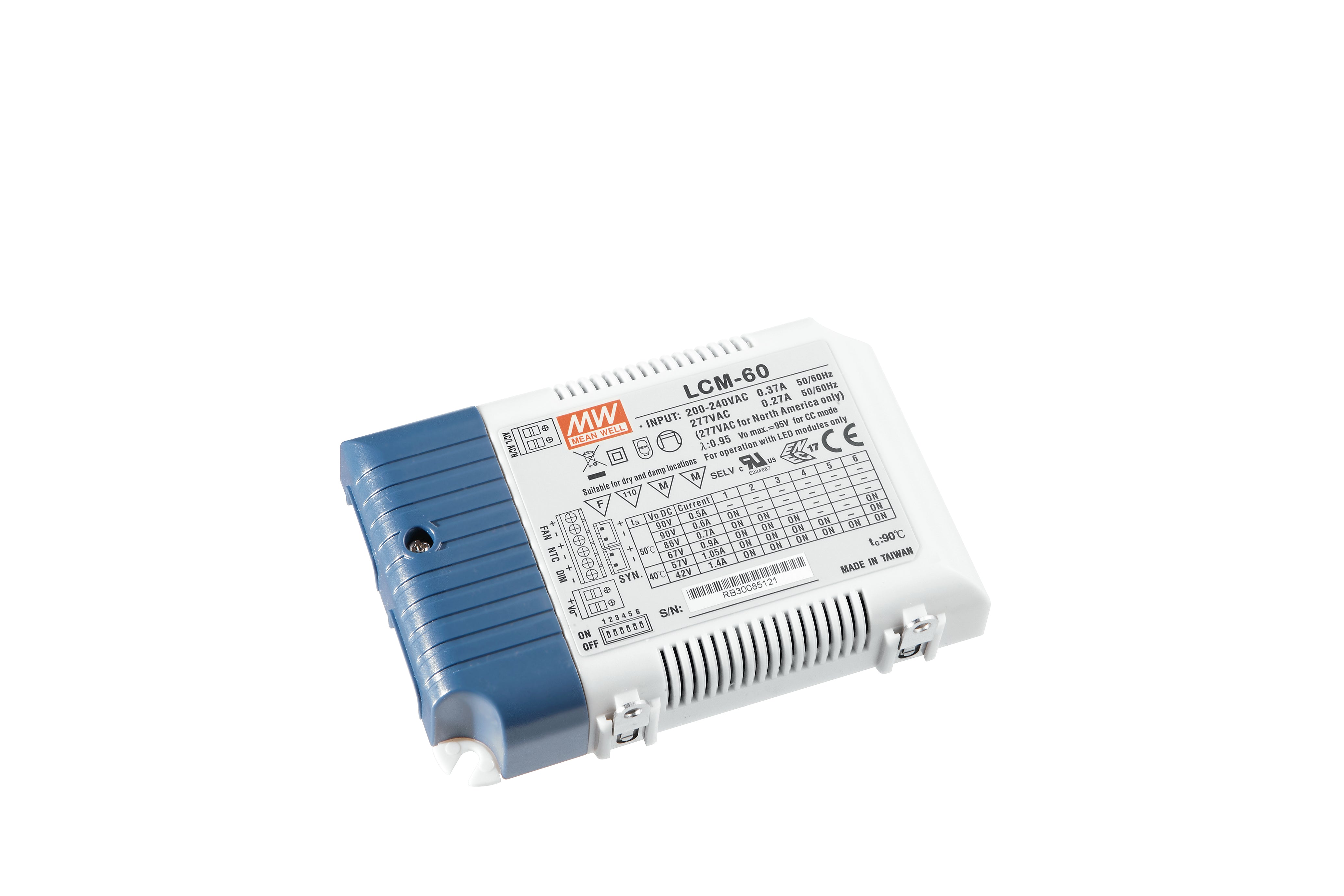 MeanWell LCM Dimmable Driver for DALI Control Unit 60W