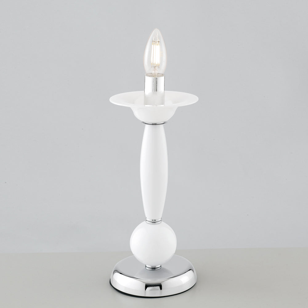 Lampe à poser ESTEFAN en acrylique blanc