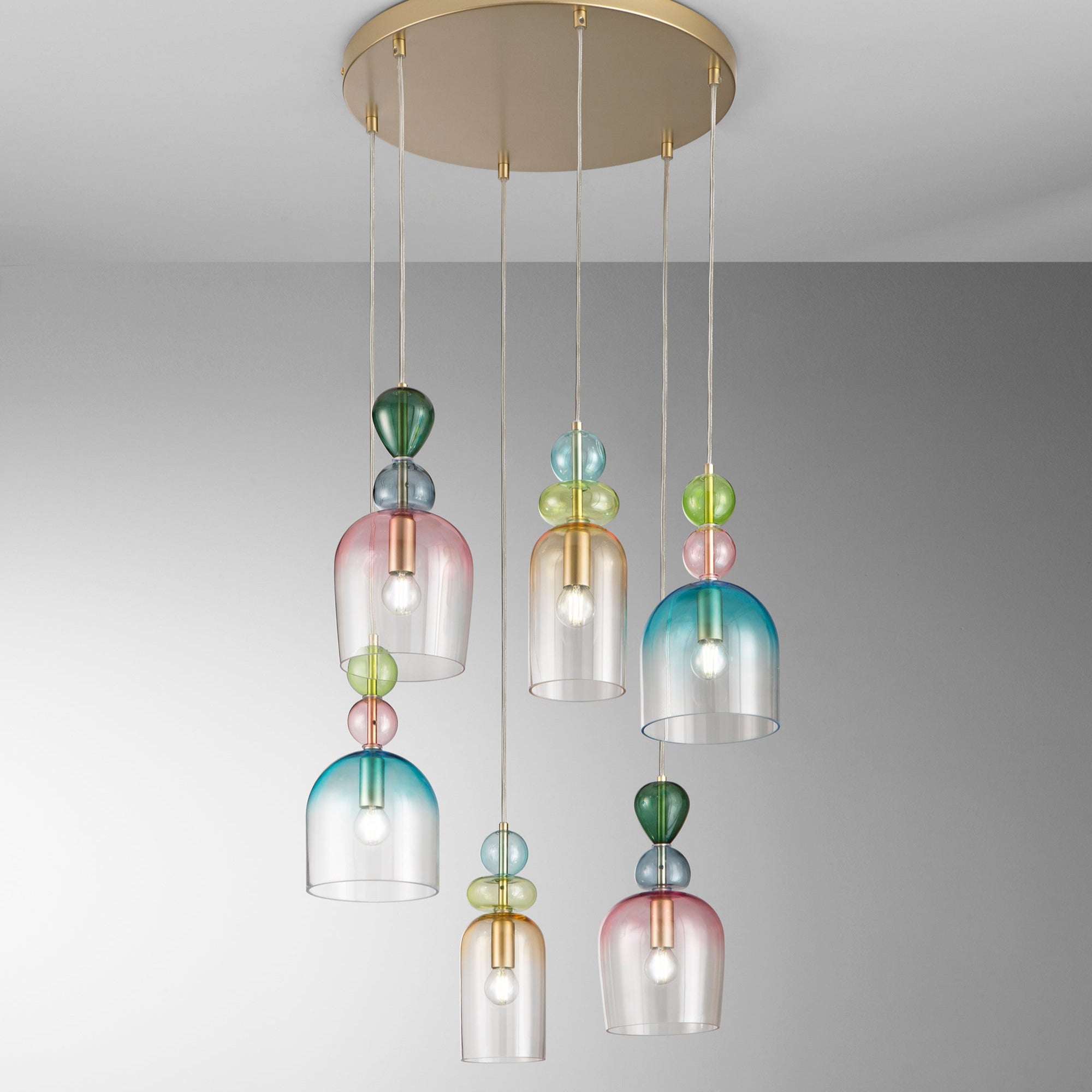 Sospensione in vetro Gaudì | FT Feel The