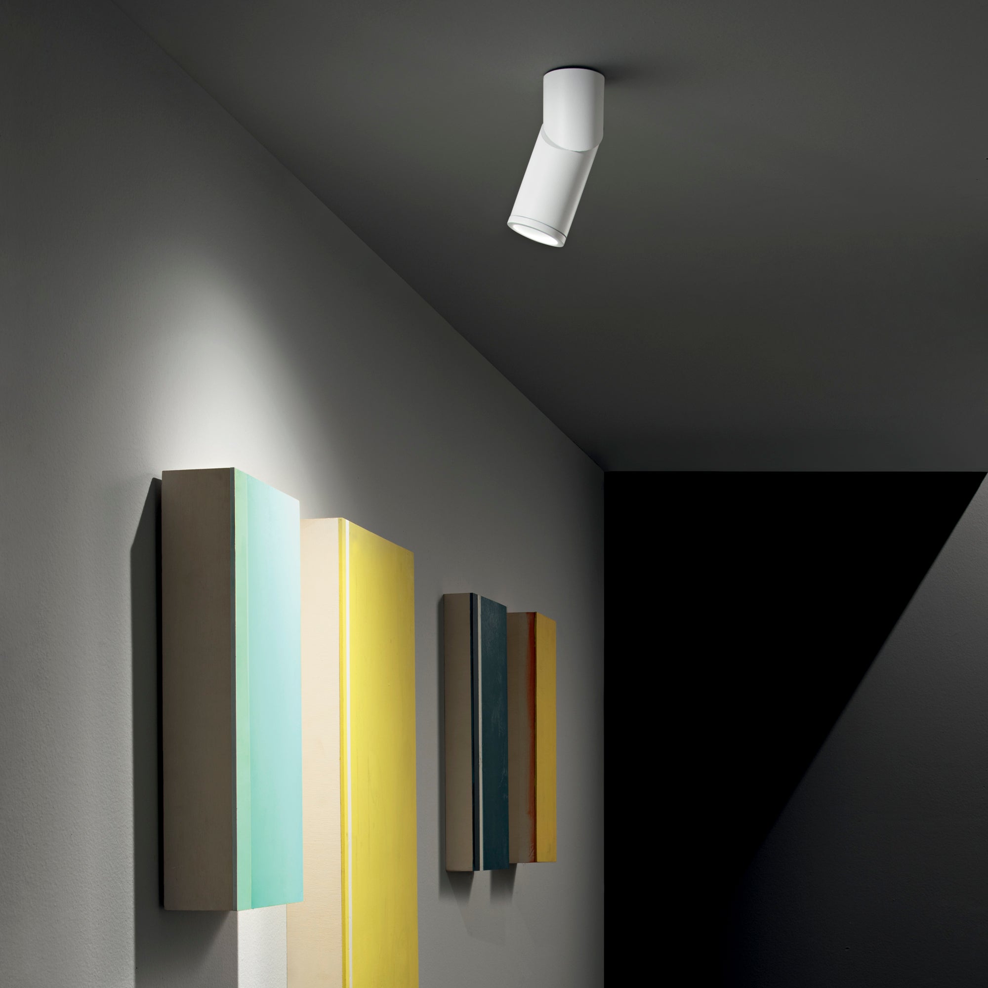 Plafoniera GENESIS in alluminio con diffusore orientabile - FT-FeelThe