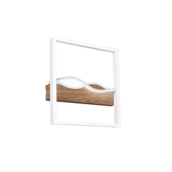 Plafoniera LED Hawaii bianca quadrata