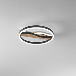 Plafoniera LED Hawaii rotonda - foto sfondo grigio