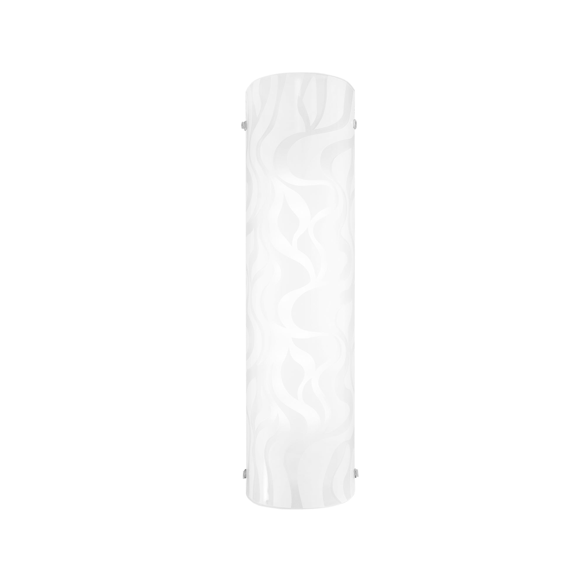 Applique LED Jasmine en verre blanc décoré avec lumière naturelle (4000K)