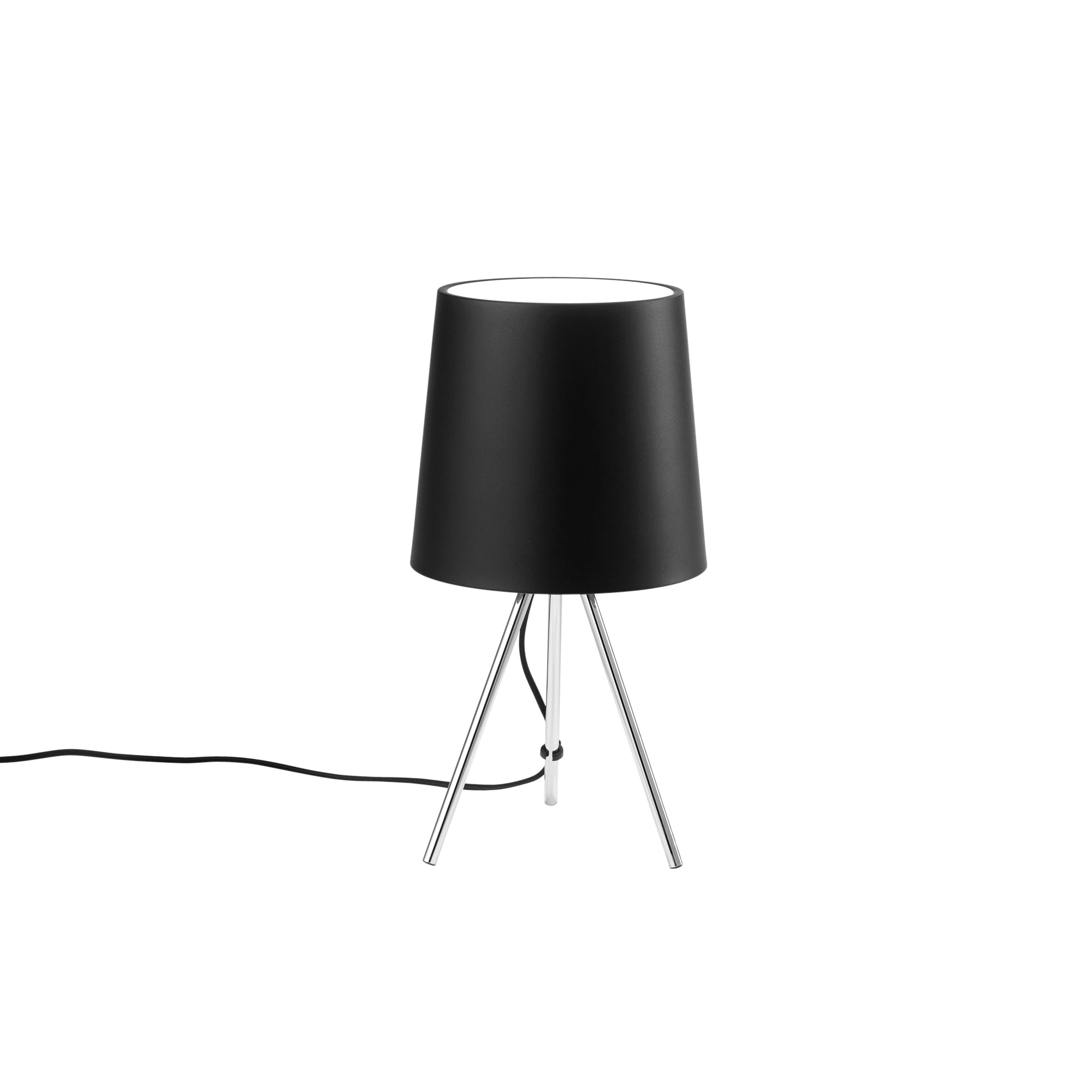 MARLEY table lamp in metal with aluminum shade