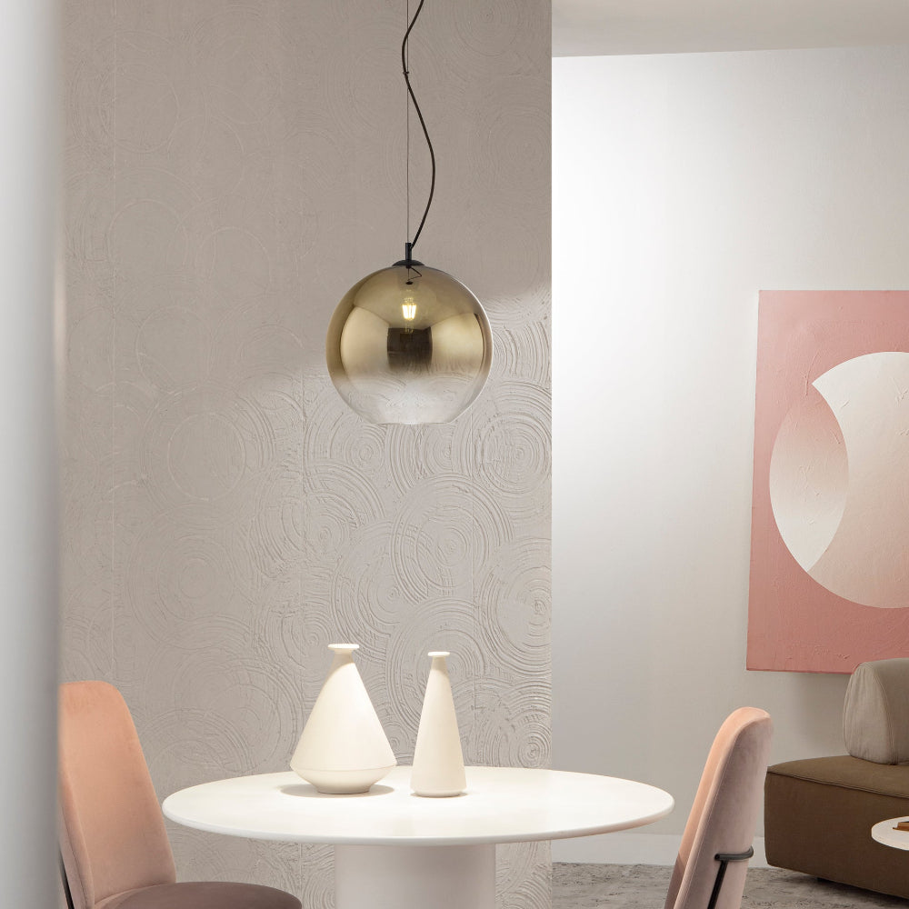 Sospensione MARTE in vetro con decoro sfumato | FT Feel The