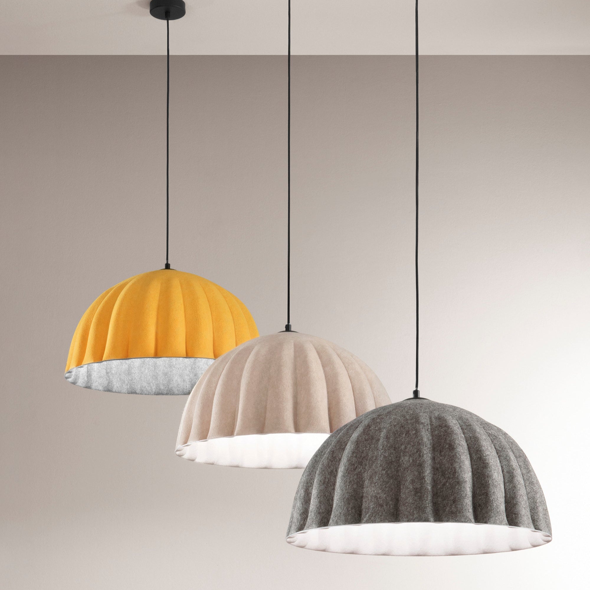 Sospensione MIDI in feltro - foto carosello