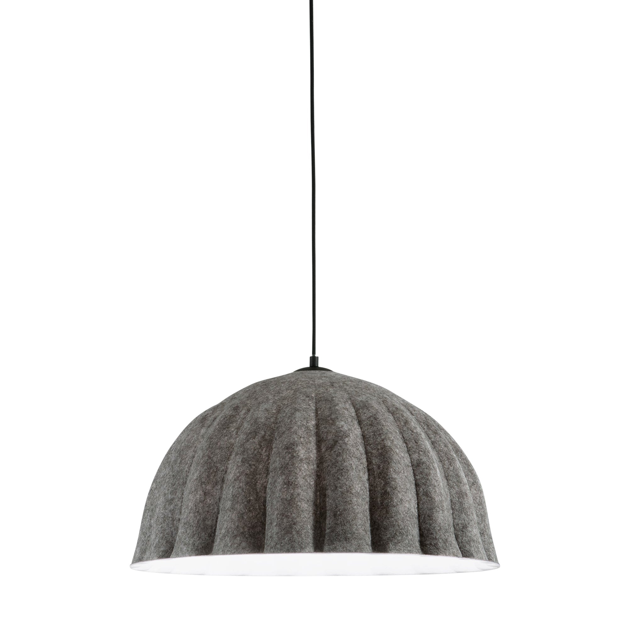 Sospensione MIDI in feltro grigia