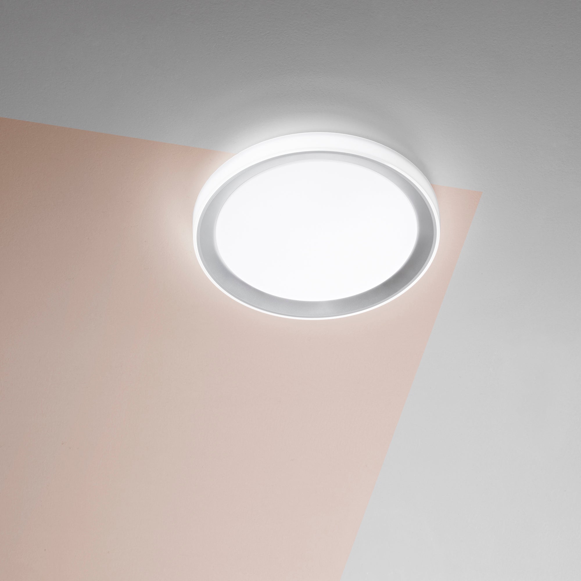 White NEON LED ceiling light 24W with CCT switch 40 cm.