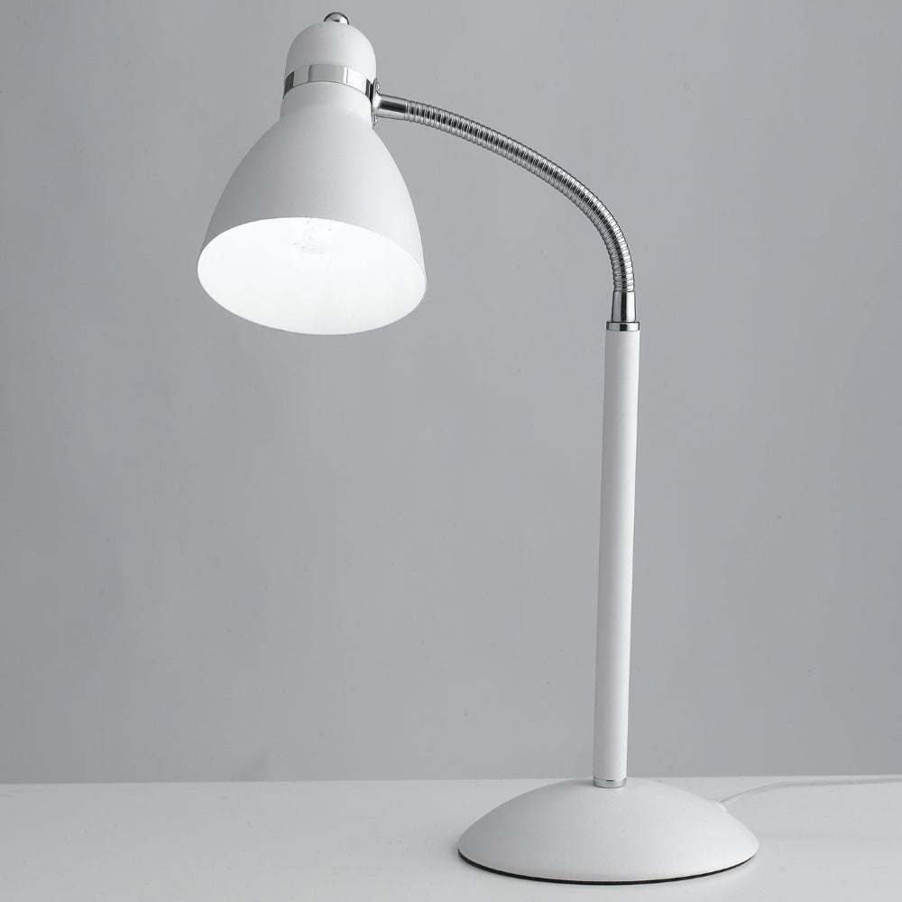 Lampada da tavolo PEOPLE in metallo con diffusore orientabile