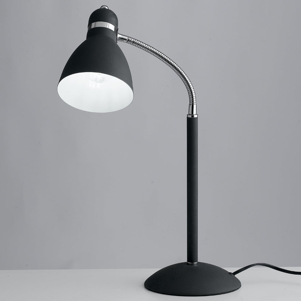 Lampada da tavolo PEOPLE in metallo con diffusore orientabile